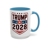 Donald Trump 2028 Ceramic Coffee Mug -  Large 15 oz