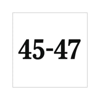 Trump 45-47 Vinyl Sticker 3.5"