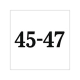 Trump 45-47 Vinyl Sticker 3.5"