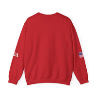 Freedom Sweatshirt - Charlie Kirk Tribute American Flag & USA on Sleeves Sweatshirt/Sweater