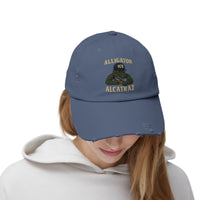 Alligator Alcatraz Everglades FL 2025 Distressed Printed Vintage Hat