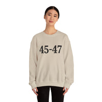 Trump 45-47 Heavy Blend Crewneck Sweatshirt/Sweater