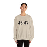 Trump 45-47 Heavy Blend Crewneck Sweatshirt/Sweater