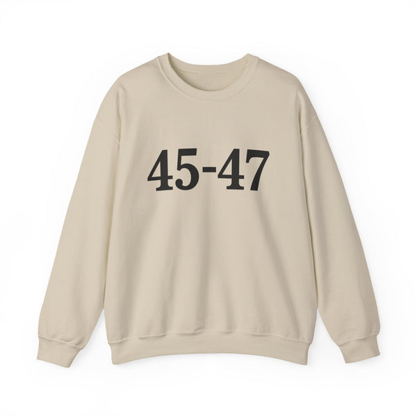 Trump 45-47 Heavy Blend Crewneck Sweatshirt/Sweater