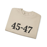 Trump 45-47 Heavy Blend Crewneck Sweatshirt/Sweater