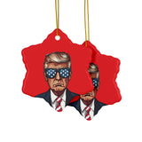 Trump Holiday Shapes Christmas Ornaments