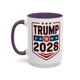 Donald Trump 2028 Ceramic Coffee Mug -  Large 15 oz