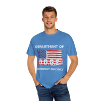 Department of Government Efficiency T-Shirt DOGE w/ America Flag