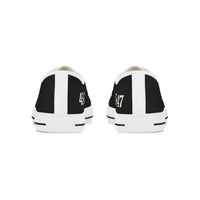 Trump 45-47 Canvas Low Top Sneaker Shoes - Black