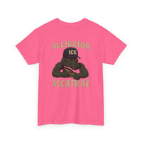 Alligator Alcatraz - Gator wearing ICE hat on a  T-Shirt