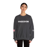 Freedom Sweatshirt - Charlie Kirk Tribute American Flag & USA on Sleeves Sweatshirt/Sweater