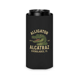 Alligator Alcatraz Can Cooler - Fun Drink Holder Insulator Koozie (Slim or Regular can)