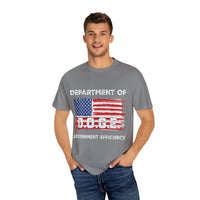 Department of Government Efficiency T-Shirt DOGE w/ America Flag