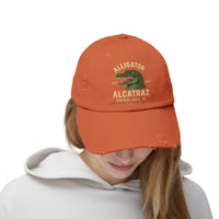 Alligator Alcatraz Everglades FL 2025 Distressed Cap - Printed Vintage Hat
