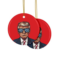 Trump Holiday Shapes Christmas Ornaments