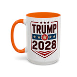 Donald Trump 2028 Ceramic Coffee Mug -  Large 15 oz