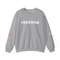 Freedom Sweatshirt - Charlie Kirk Tribute American Flag & USA on Sleeves Sweatshirt/Sweater