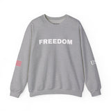 Freedom Sweatshirt - Charlie Kirk Tribute American Flag & USA on Sleeves Sweatshirt/Sweater