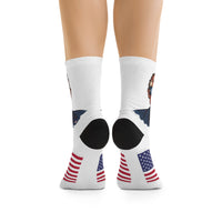 Trump Patriotic Graphic Crew Socks