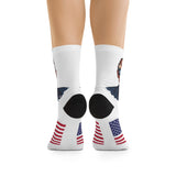 Trump Patriotic Graphic Crew Socks