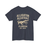 Alligator Alcatraz Logo T-Shirt – Swamp Tough Style for Rebels & Gator Fans