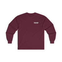 Trump 45-47 Front & Back Printed Unisex Long Sleeve T-Shirt