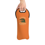 Neoprene Alligator Alcatraz Wine Carrier Tote Bag