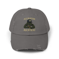 Alligator Alcatraz Everglades FL 2025 Distressed Printed Vintage Hat