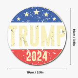 Trump 2024 Wood Coaster Set of 4