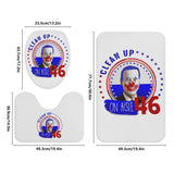 Clean Up on Aisle 46 Joe Biden Clown Bath Room Toilet Set