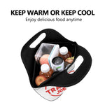 Traitor Joes Anti Joe Biden Printed + Embroidered Neoprene Lunch Bag Lets Go Brandon on bottom