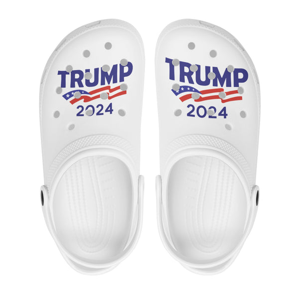 Trump 2024 Rubber Outdoor Water / Summer Mens Clogs