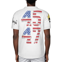 Trump 2024 Rugby Jersey Signature & Punisher Sleeves