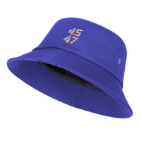 Trump 45-47 Embroidered Bucket Hat