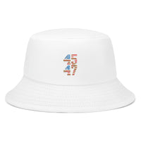 Trump 45-47 Embroidered Bucket Hat