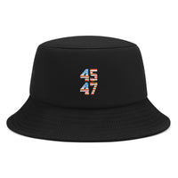 Trump 45-47 Embroidered Bucket Hat