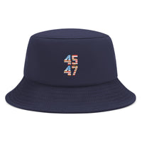 Trump 45-47 Embroidered Bucket Hat