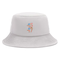 Trump 45-47 Embroidered Bucket Hat