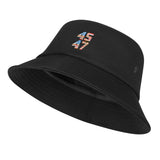 Trump 45-47 Embroidered Bucket Hat
