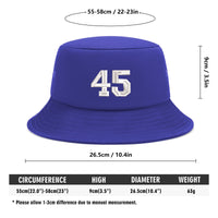 Trump #45 Embroidered Bucket Hat