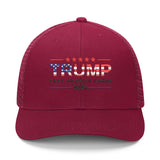 Trump 2024 Save America Again Hat American Flag Pattern Embroidery