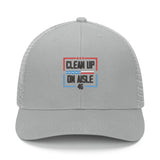 Clean up on Aisle 45 Anti Joe Biden Embroidered Hat
