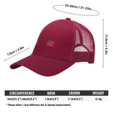 Save America Baseball Hat w/ 2 American Flags Embroidery