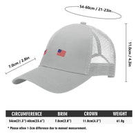 Save America Baseball Hat w/ 2 American Flags Embroidery