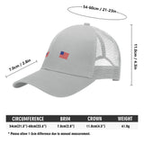 Save America Baseball Hat w/ 2 American Flags Embroidery