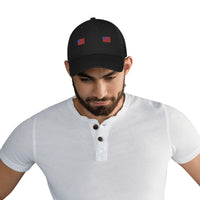Save America Baseball Hat w/ 2 American Flags Embroidery