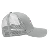 Emobrideried Grid Mesh Trucker Hat