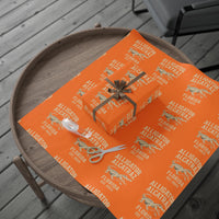 Alligator Alcatraz Everglades FL 2025 Wrapping Paper Orange Gift-Wrap