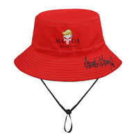 Red maga bucket hat shop