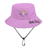 Pink MAGA Super Hero Bucket Hat for Women